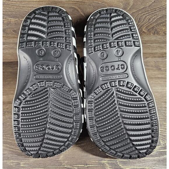 Crocs Nascar Classic Clogs Unisex Black Multi Size M4 W6 Nwot - Picture 7 of 10